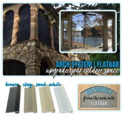 Arch System FLATBAR By SCREENEZEĀ® - 8 Ft Sticks