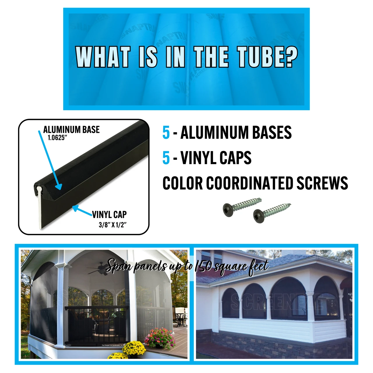 Arch System FLATBAR By SCREENEZEĀ® - 8 Ft Sticks - Image 3