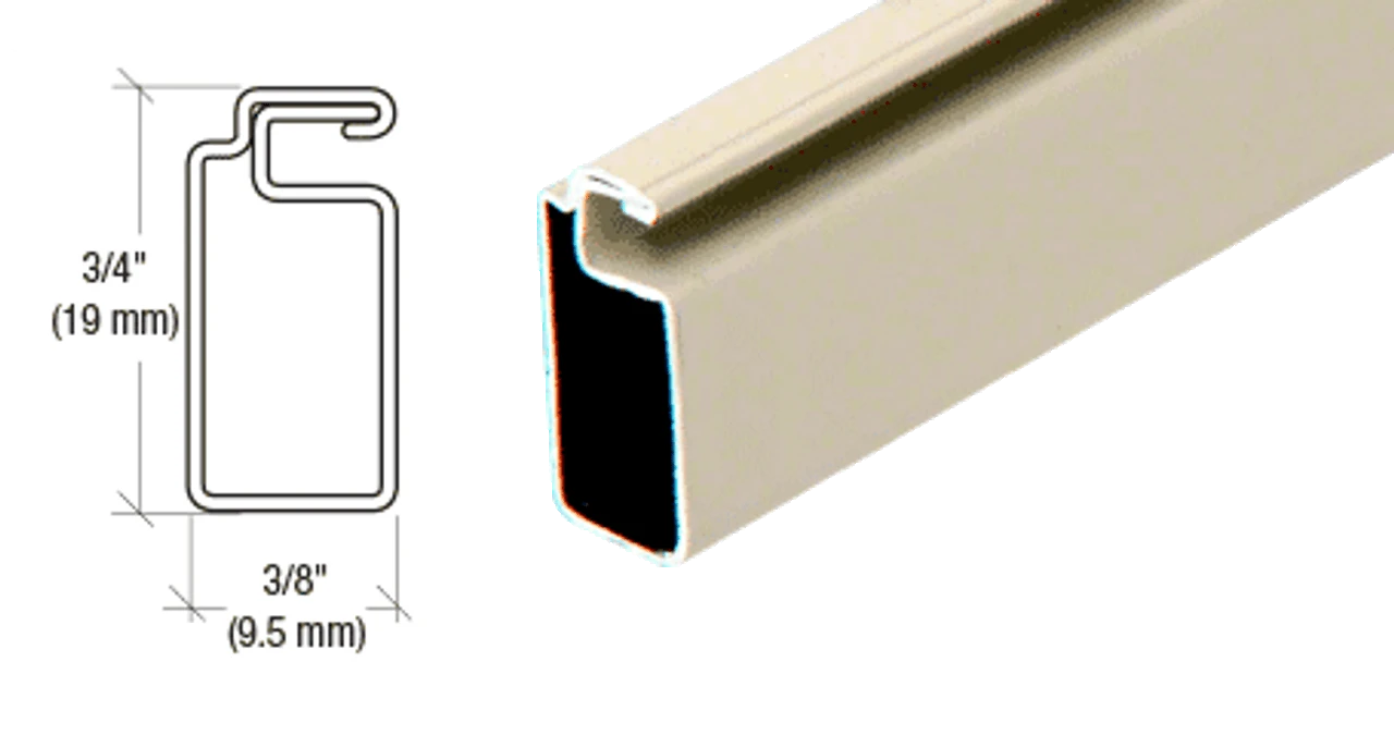 3/8 X 3/4 Painted Screen Frame